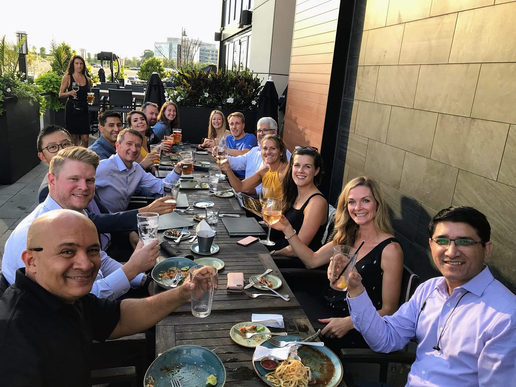 IBM Sustainability team lunch